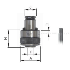 Zabierak FZS60/M30 D22-DIN