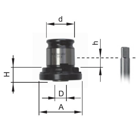 Zabierak FZ13/M4 D4,5-DIN