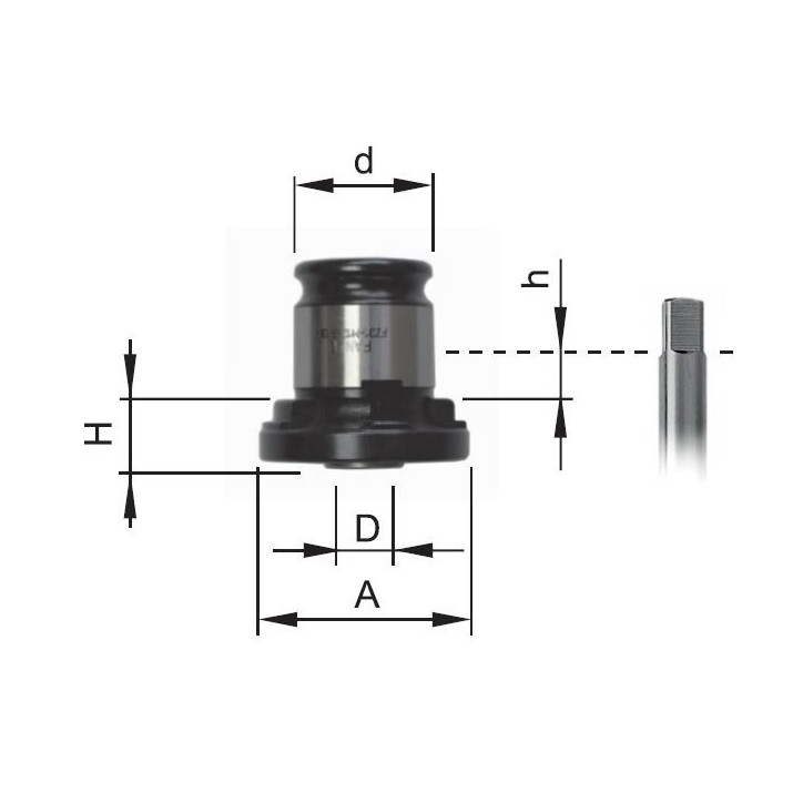 Zabierak FZ19/M4 D4,5-DIN