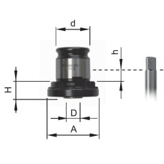 Zabierak FZ48/M30 D22-DIN