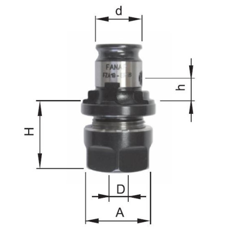 Adapter FZA19/ER16