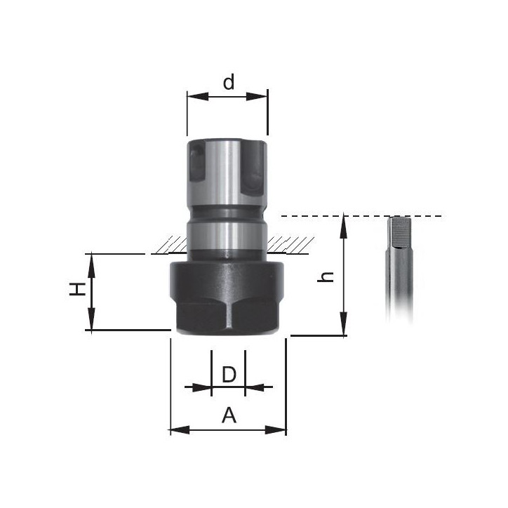 Adapter A20/ER16