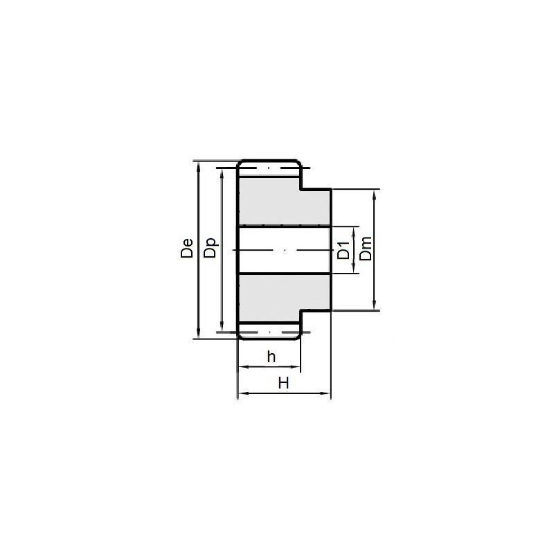 Koło modułowe M1,5-z36