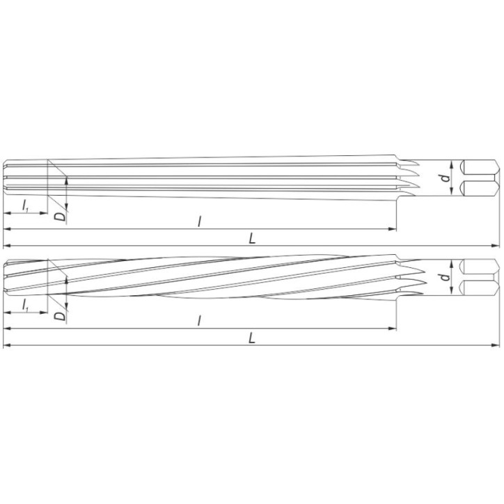 Rozwiertak DIN 9-B 10