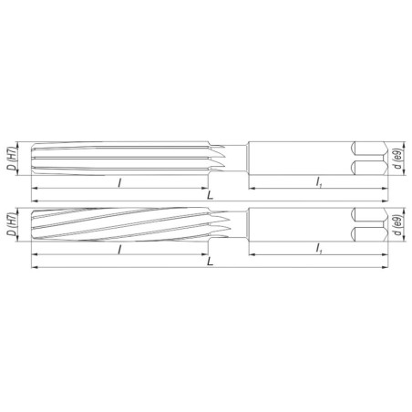 Rozwiertak DIN 206-B 4,5