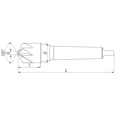 Pogłębiacz DIN 347-B 20/120