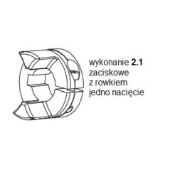 Piasta kłowa ROTEX GS14 fi8 wyk. 2.1