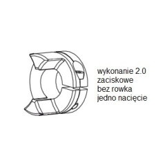 Piasta kłowa ROTEX GS14 fi12 wyk. 2.0