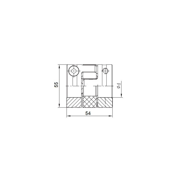 Piasta kłowa ROTEX GS24 fi14 wyk. 2.6