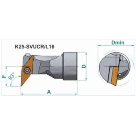 GŁOWICA WYTACZAKA K25-SVUCR16