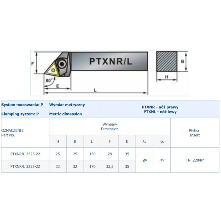 NÓŻ TOK.SKŁADANY PTXNR 3232-22