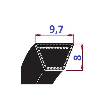 Pas klinowy SPZ 2500 Lp CONTI