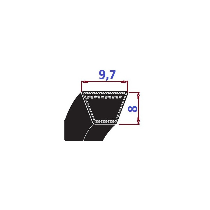 Pas klinowy SPZ 630 Lp