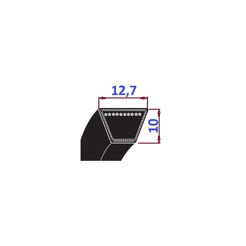 Pas klinowy SPA 732 Lp OPTIBELT