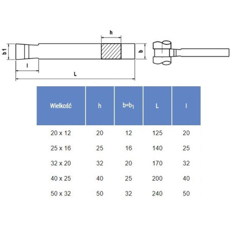 NÓŻ TOKARSKI ISO4 2516 K20