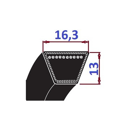 Pas klinowy SPB 1250 Lp-CL GOODYEAR