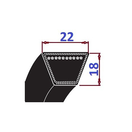 Pas klinowy SPC 2000 Lp OPTIBELT