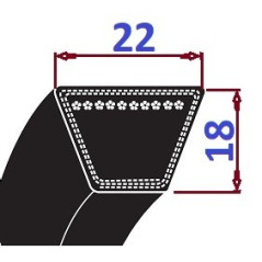 Pas klinowy SPC 2120 Lp-CL GOODYEAR