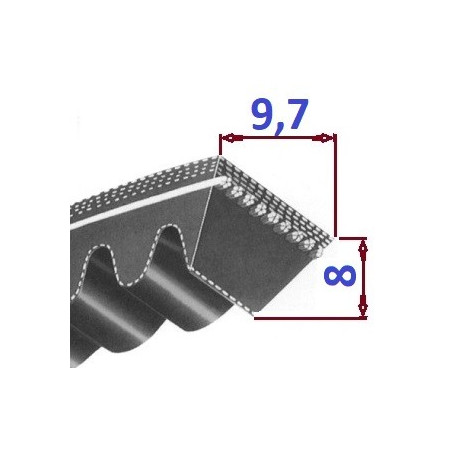 Pas klinowy XPZ 512 Lp GOODYEAR