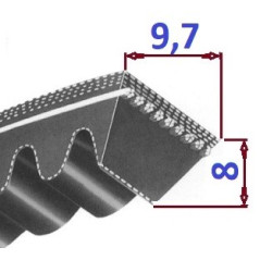 Pas klinowy XPZ 670 Lp GOODYEAR