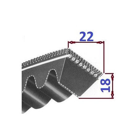 Pas klinowy XPC 2500 Lp GOODYEAR