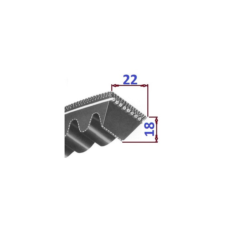 Pas klinowy XPC 3550 Lp OPTIBELT