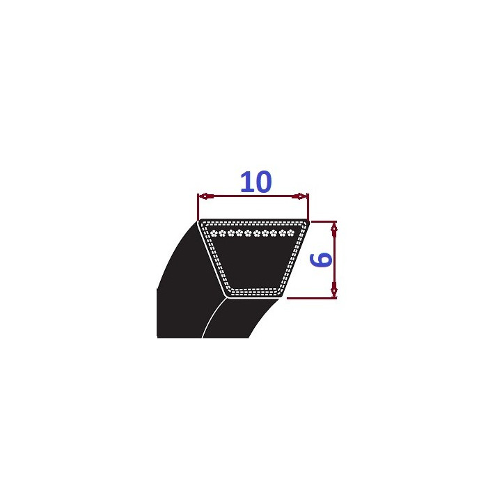 Pas klinowy Z 635 Li660Lp