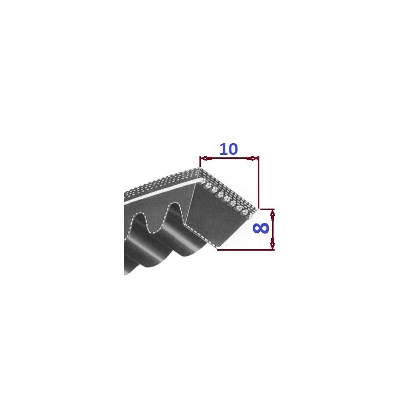 Pas klinowy AVX10 675 OPTIBELT