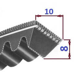 Pas klinowy AVX10 700 HD GOODYEAR