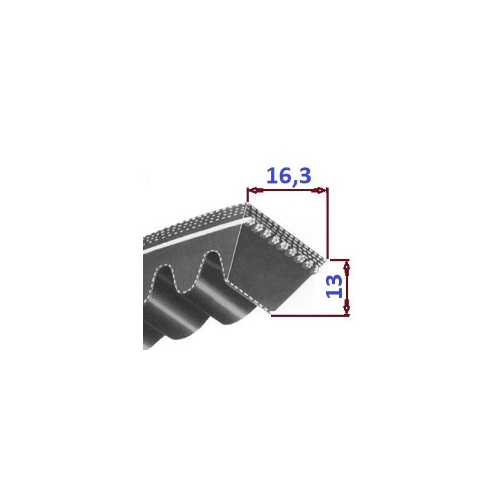 Pas klinowy AVX17 1250 HD