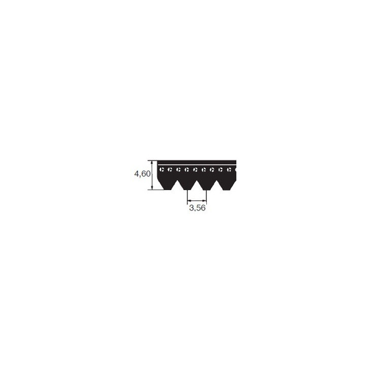 Pas klinowy wielorowkowy 5 PK 1015