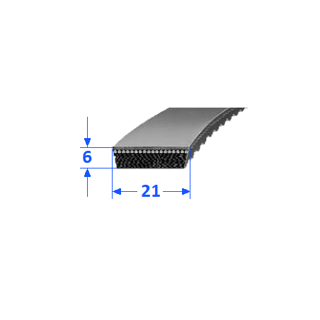 Pas szerokoprofilowy SVX 21x6 530 OPTIBELT