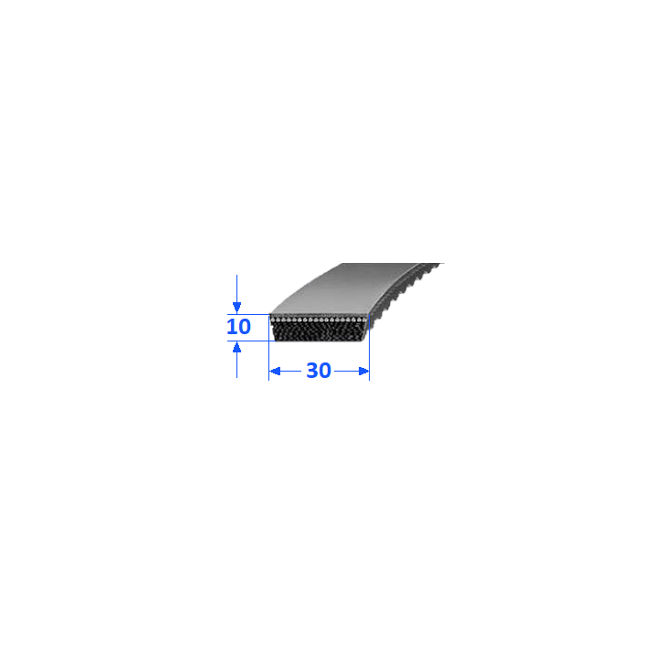 Pas szerokoprofilowy SVX 30x10 1200  OPTIBELT