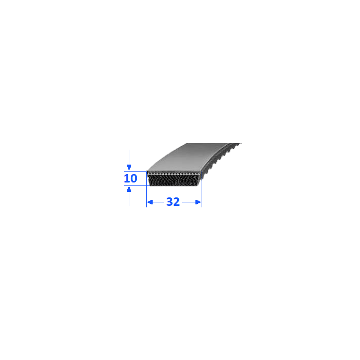 Pas szerokoprofilowy SVX 32x10 1250  OPTIBELT