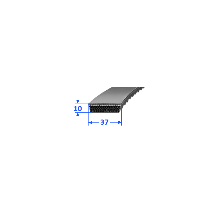 Pas szerokoprofilowy SVX 37x10 950  OPTIBELT