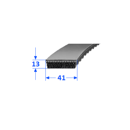 Pas szerokoprofilowy SVX 41x13 1000 OPTIBELT