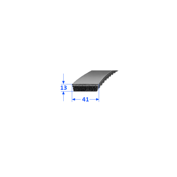 Pas szerokoprofilowy SVX 41x13 1040  OPTIBELT