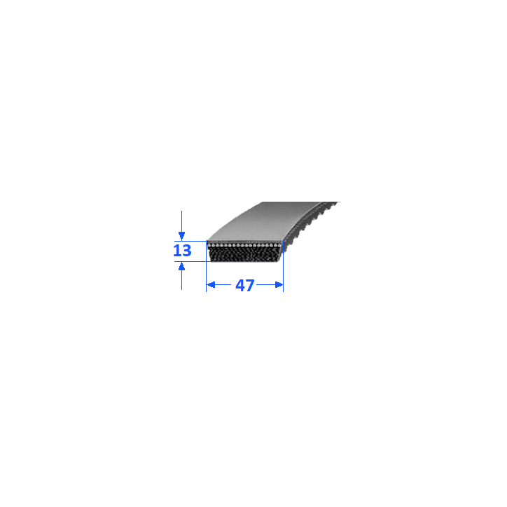 Pas szerokoprofilowy SVX 47x13 1000  OPTIBELT