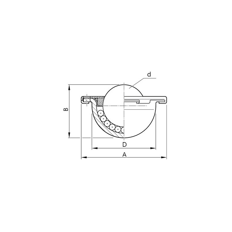 Element toczny 3025-13 Alwayse