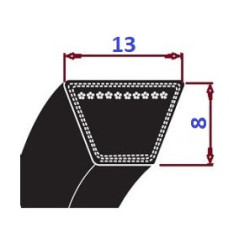 Pas klinowy A 710 Li740Lp CONTI