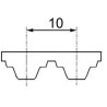 Pasy zębate T10