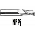 Frezy trzpieniowe 1-ostrzowe do metali lekkich i tworzyw sztucznych- uniwersalne NFPj