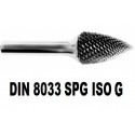 Pilniki obrotowe łukowe ostre DIN 8033-9 DIN SPG ISO G