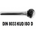 Pilniki obrotowe kuliste DIN 8033-8 DIN KUD ISO D